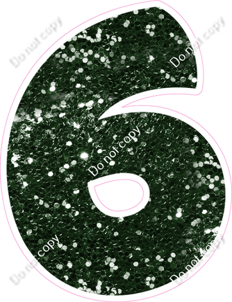 BBT 12" Individuals - Hunter Green Sparkle 6