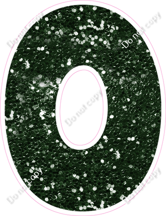 BBT 12" Individuals - Hunter Green Sparkle