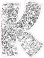 BBT 12" Individuals - Light Silver Sparkle K