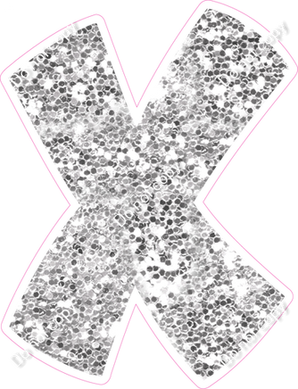 BBT 12" Individuals - Light Silver Sparkle X