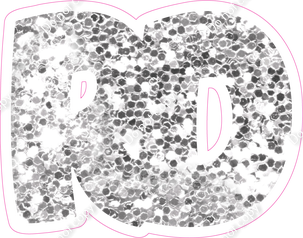 BBT 12" Individuals - Light Silver Sparkle RD