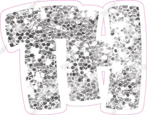 BBT 12" Individuals - Light Silver Sparkle TH