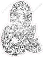 BBT 12" Individuals - Light Silver Sparkle &