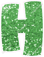 BBT 12" Individuals - Lime Green Sparkle H