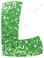 BBT 12" Individuals - Lime Green Sparkle L