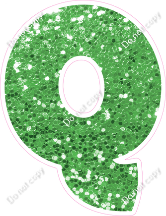 BBT 12" Individuals - Lime Green Sparkle Q