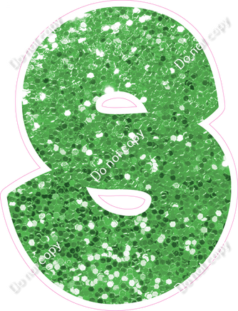 BBT 12" Individuals - Lime Green Sparkle S