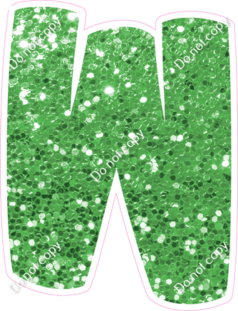 BBT 12" Individuals - Lime Green Sparkle W