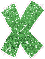 BBT 12" Individuals - Lime Green Sparkle X