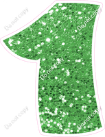 BBT 12" Individuals - Lime Green Sparkle 1