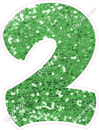 BBT 12" Individuals - Lime Green Sparkle 2