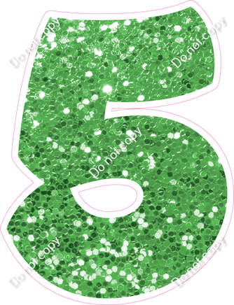 BBT 12" Individuals - Lime Green Sparkle 5