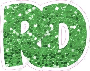 BBT 12" Individuals - Lime Green Sparkle RD