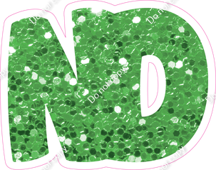 BBT 12" Individuals - Lime Green Sparkle ND