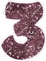 BBT 12" Individuals - Mauve Sparkle 3