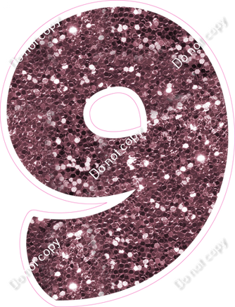 BBT 12" Individuals - Mauve Sparkle 9