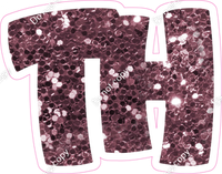 BBT 12" Individuals - Mauve Sparkle TH