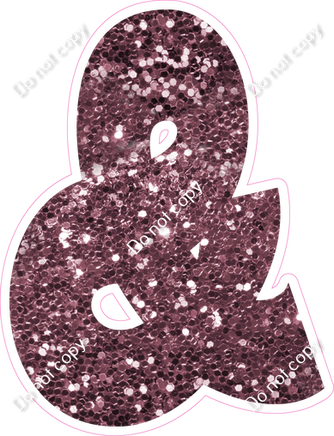 BBT 12" Individuals - Mauve Sparkle &