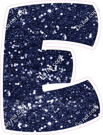 BBT 12" Individuals - Navy Blue Sparkle E