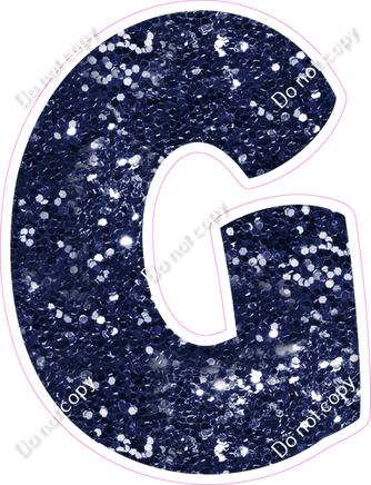 BBT 12" Individuals - Navy Blue Sparkle G