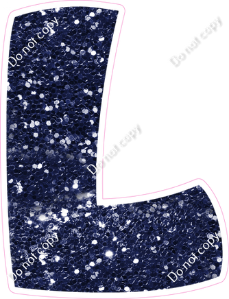 BBT 12" Individuals - Navy Blue Sparkle L