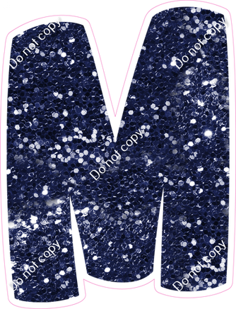 BBT 12" Individuals - Navy Blue Sparkle M