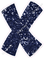 BBT 12" Individuals - Navy Blue Sparkle X