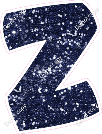 BBT 12" Individuals - Navy Blue Sparkle Z