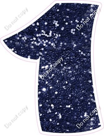 BBT 12" Individuals - Navy Blue Sparkle 1