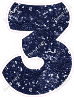 BBT 12" Individuals - Navy Blue Sparkle 3