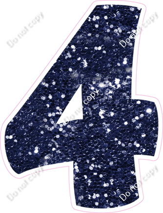 BBT 12" Individuals - Navy Blue Sparkle 4