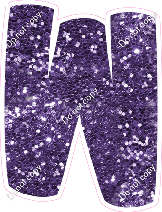 BBT 12" Individuals - Purple Sparkle W