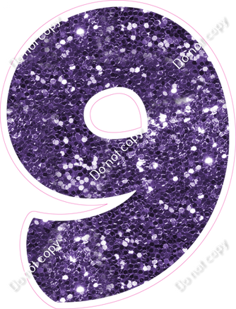 BBT 12" Individuals - Purple Sparkle 9