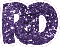 BBT 12" Individuals - Purple Sparkle RD