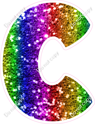 BBT 12" Individuals - Rainbow Sparkle C