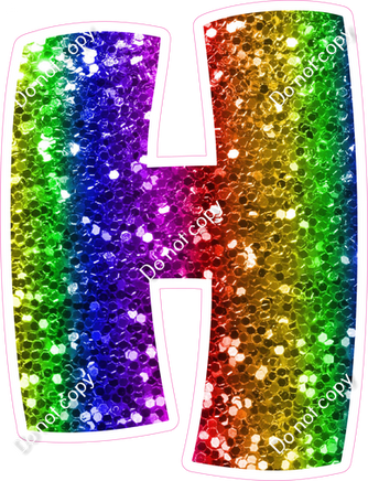 BBT 12" Individuals - Rainbow Sparkle H