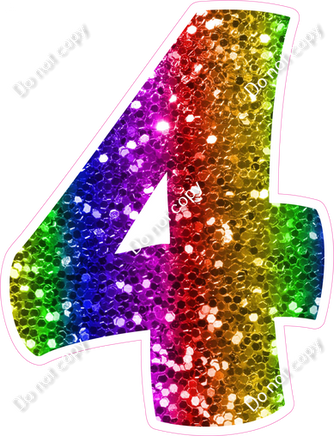 BBT 12" Individuals - Rainbow Sparkle 4