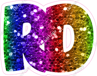 BBT 12" Individuals - Rainbow Sparkle RD