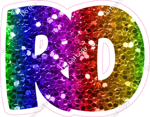 BBT 12" Individuals - Rainbow Sparkle RD