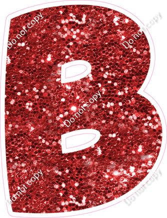 BBT 12" Individuals - Red Sparkle B