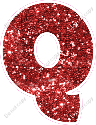 BBT 12" Individuals - Red Sparkle Q