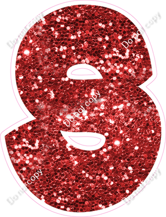 BBT 12" Individuals - Red Sparkle S