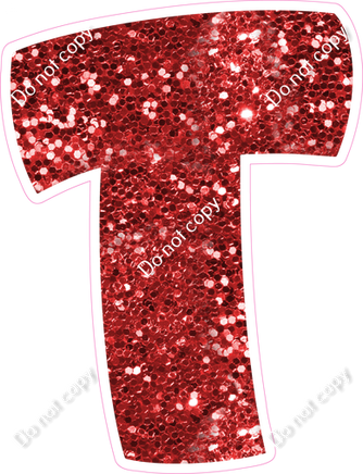 BBT 12" Individuals - Red Sparkle T