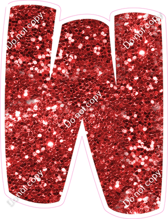 BBT 12" Individuals - Red Sparkle W