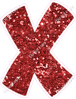 BBT 12" Individuals - Red Sparkle X