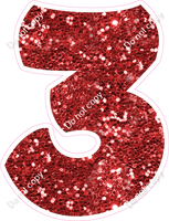 BBT 12" Individuals - Red Sparkle 3