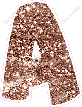 BBT 12" Individuals - Rose Gold Sparkle A