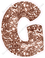 BBT 12" Individuals - Rose Gold Sparkle G