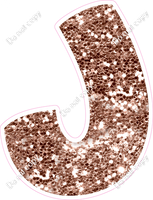 BBT 12" Individuals - Rose Gold Sparkle J