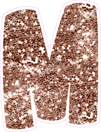 BBT 12" Individuals - Rose Gold Sparkle M